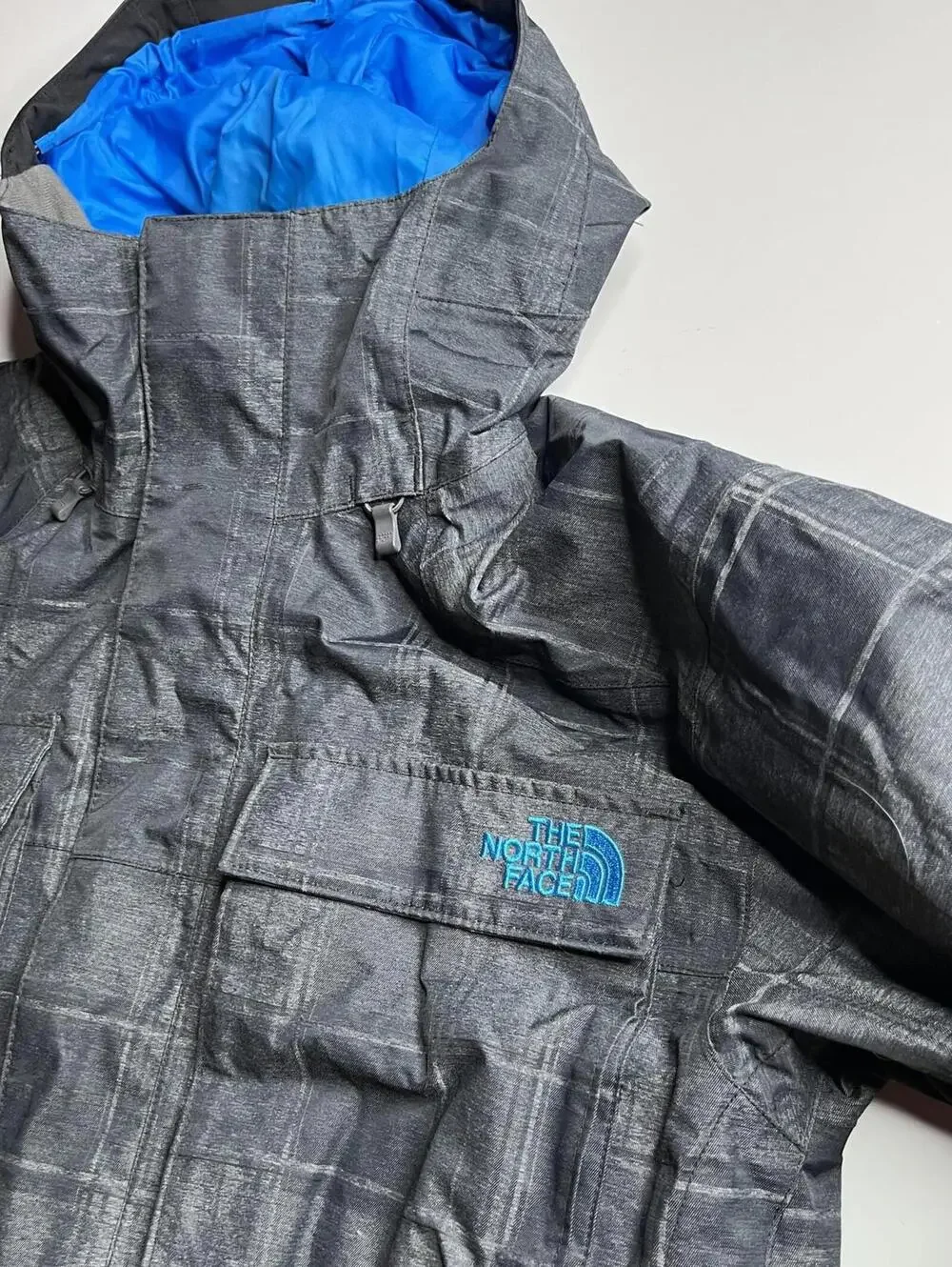 The North Face Jacket Mens Small‎ Gray HyVent Hooded Parka Insulated Winter